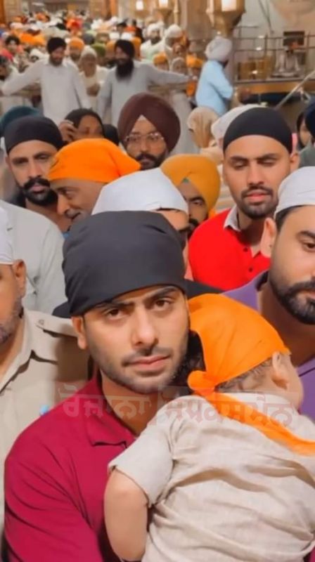 Punjabi Singer Mankirat Aulakh Pays Obeisance at Golden Temple on Occasion of Son's Birthday