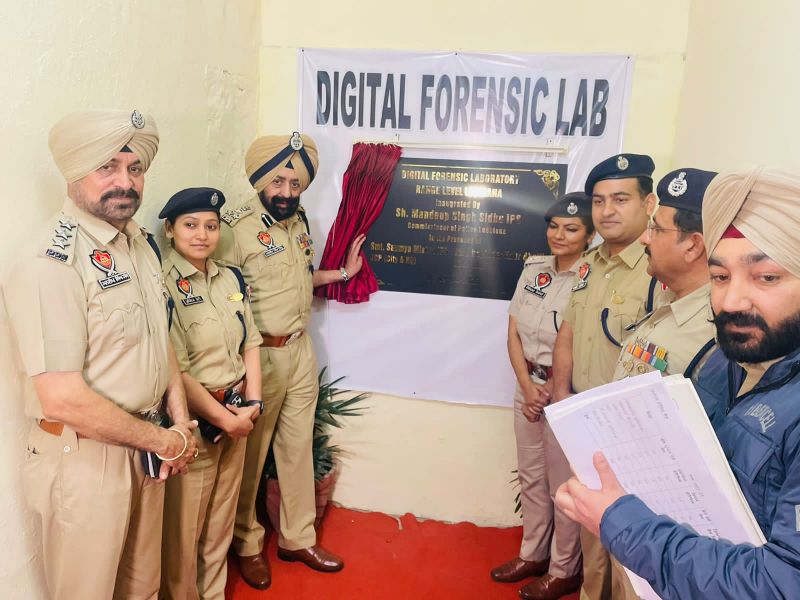 Ludhiana Police gets digital facilities: Cyber cell inaugurates the most modern digital forensic lab, Trained officers appointed to provide forensic assistance in the investigation of various crimes
