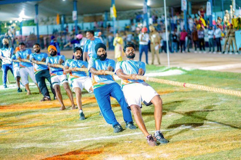 Grand Opening of 2nd Edition of 'Khedan Watan Punjab Diyan'. Punjab Chief Minister Bhagwant Singh Mann Inaugurates the sports event in Bathinda.
