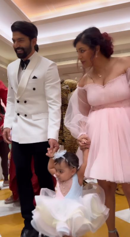 Debina Bonnerjee & Gurmeet Choudhary Celebrates daughter Lianna’s 1st Birthday
