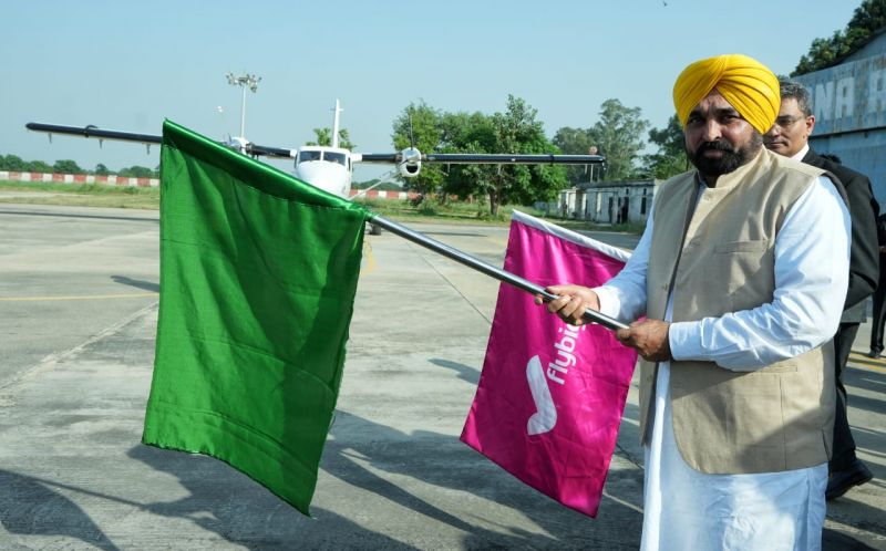 Flight from Ludhiana to Hindon (Ghaziabad) Resumes, Ticket Costs Rs 999 Only for the First 3 Months, Announces Chief Minister Bhagwant Mann
