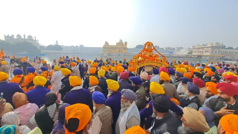 Grand Nagar Kirtan Embarks from Sri Akal Takht Sahib on Martyrdom Day of Sri Guru Teg Bahadur Sahib