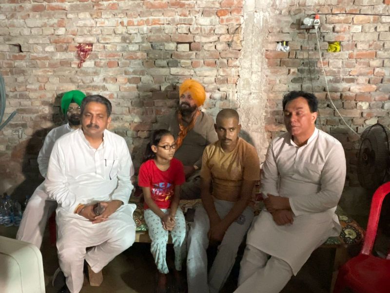 Navjot Singh Sidhu broke his fast today