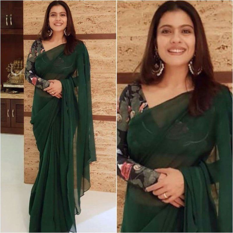 Kajol Look In saree