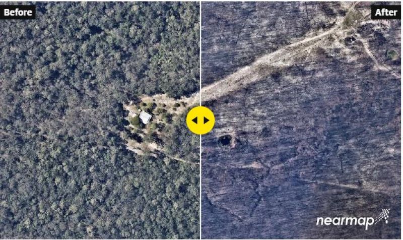 Australian Bushfires From the Air: Before And After Images Show Scale Of Devastation