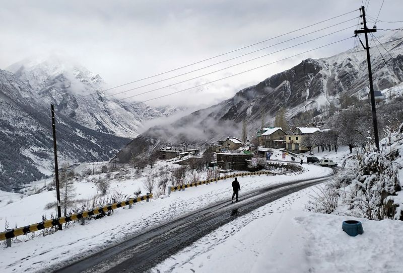 Lahaul-Spiti Blanketed in Fresh Snowfall, Exclusive Pics Capture the Serene Beauty
