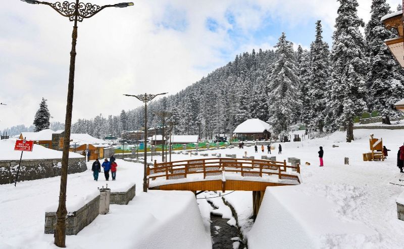 In Pics: Winter Wonderland Unfolds as Gulmarg, Kashmir, Blanketed in Heavy Snowfall