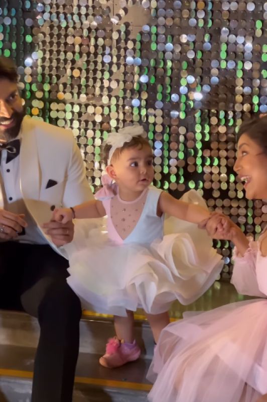 Debina Bonnerjee & Gurmeet Choudhary Celebrates daughter Lianna’s 1st Birthday
