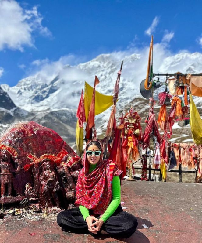 Sara Ali Khan at Kedarnath 