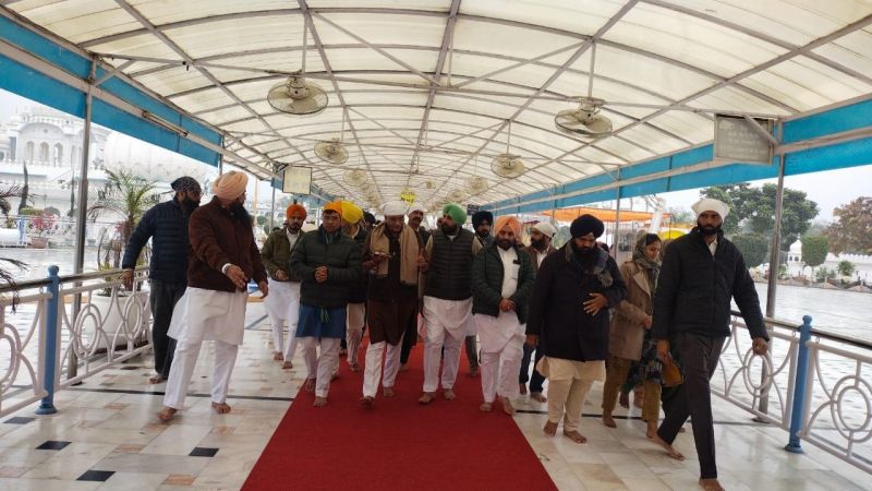 Union Water, Power Minister Gajendra Singh Shekhawat Paid Obeisance at Takht Sri Damdama Sahib