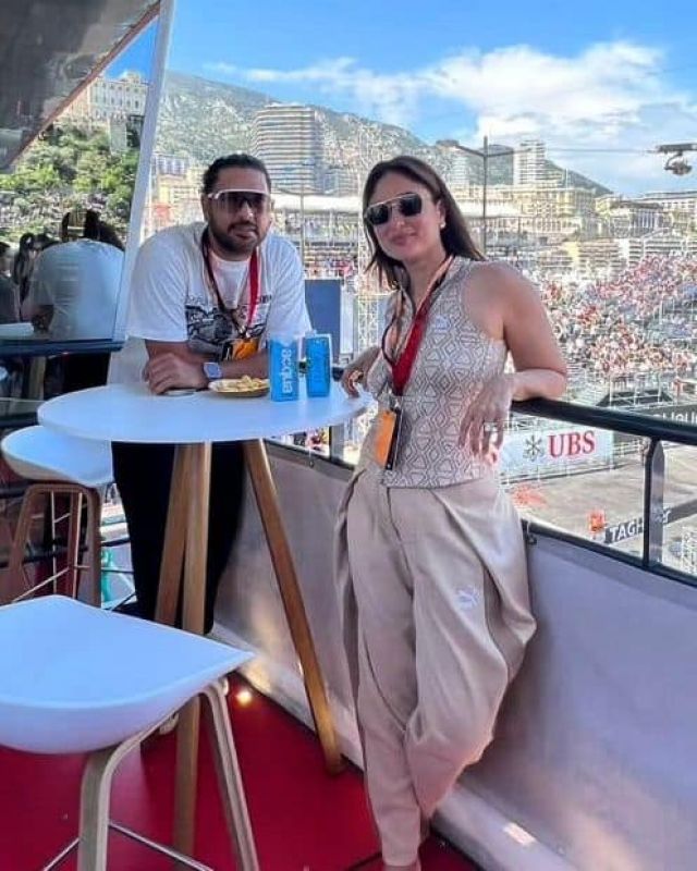 Bollywood actress Kareena Kapoor Khan and Cricketer Yuvraj Singh Represented India at F1 Monaco Grand Prix
