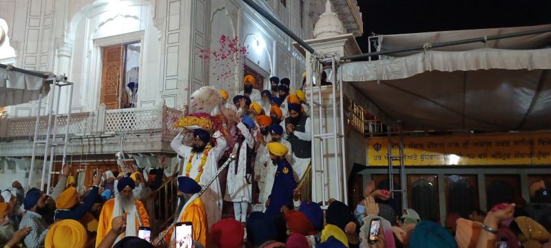 Golden Temple in Amritsar, Punjab (08-12-2023)