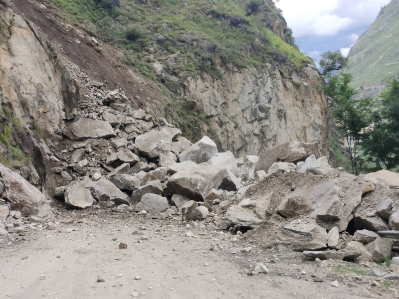 Himachal Pradesh Ravaged by Landslides: National Highway 5 Closed Near Wangtu in Kinnaur District