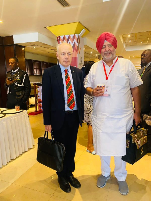 66th Commonwealth Parliamentary Association Meeting in Accra, Ghana. India was Represented by MP Jasbir Singh Gill from Khadoor Sahib. Jasbir Gill met UK MP Ian Liddell-Grainger.
