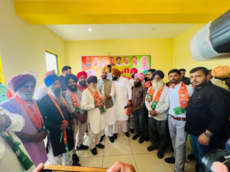 Workers from Diverse Parties in Ludhiana Join BJP, Inducted by Party Leader Parminder Brar