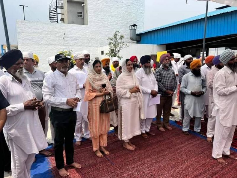 Various Personalities paid tribute to Martyr Kulwant Singh at the Last Prayer 
