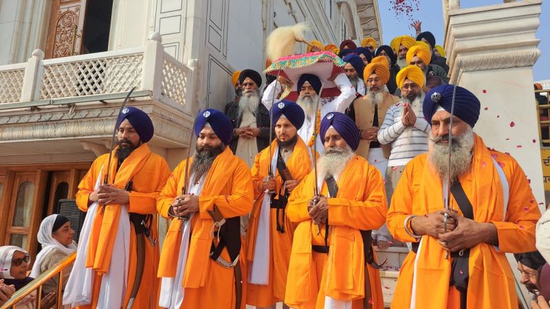 Grand Nagar Kirtan Embarks from Sri Akal Takht Sahib on Martyrdom Day of Sri Guru Teg Bahadur Sahib