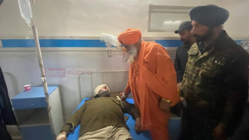 MP Balbir Singh Seechewal Visits Injured Policemen After Nihang Sikhs-Cops Clash in Sultanpur Lodhi