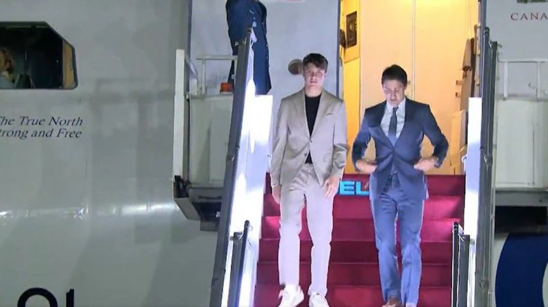 Canadian Prime Minister Justin Trudeau Arrived in Delhi for G-20 Summit Friday Night