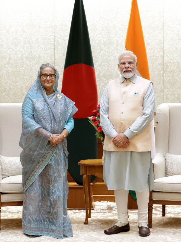 Bangladesh Prime Minister Sheikh Hasina Meets Prime Minister Narendra Modi