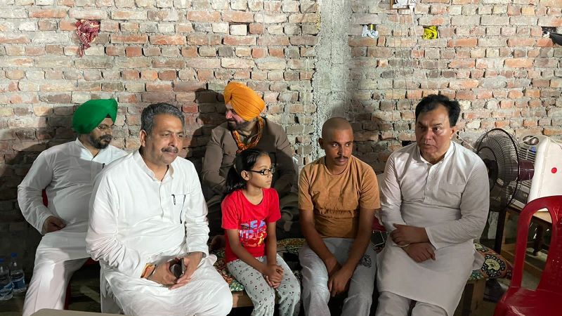 Navjot Singh Sidhu broke his fast today