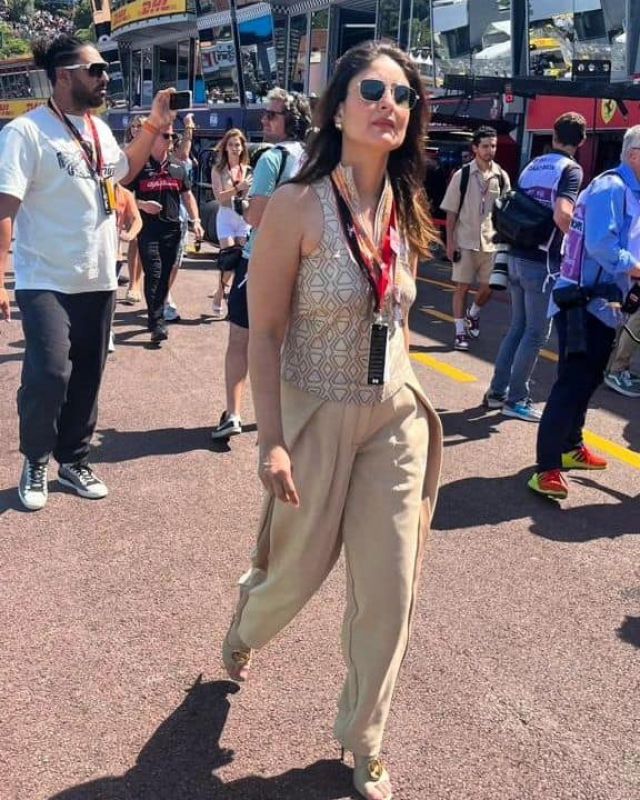 Bollywood actress Kareena Kapoor Khan and Cricketer Yuvraj Singh Represented India at F1 Monaco Grand Prix
