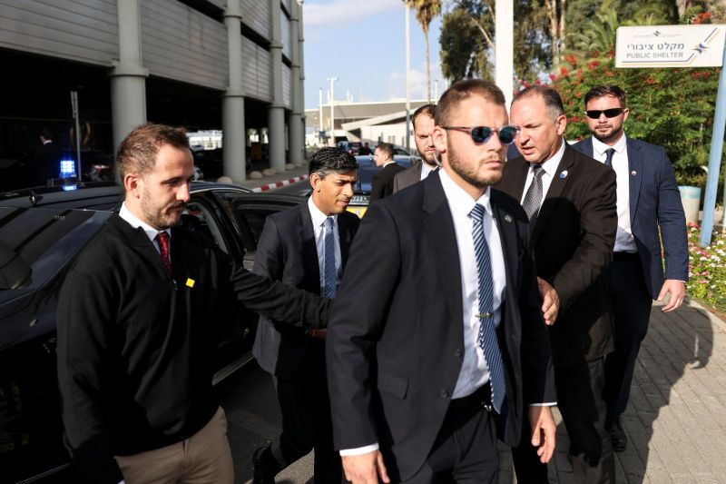 Israel-Hamas War: British PM Rishi Sunak Held Talks with PM Benjamin Netanyahu in Israel