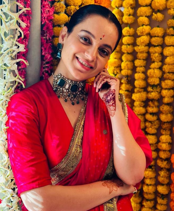 Kangana Ranaut's Sister-in-Law's Enchanting God Bharai Ceremony