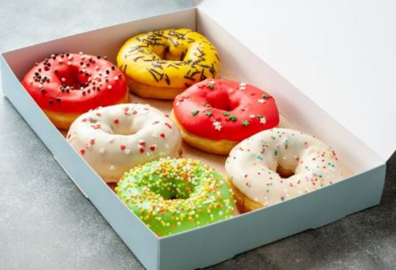 Doughnuts: People like doughnuts and other Pastries with coffee for breakfast in USA
