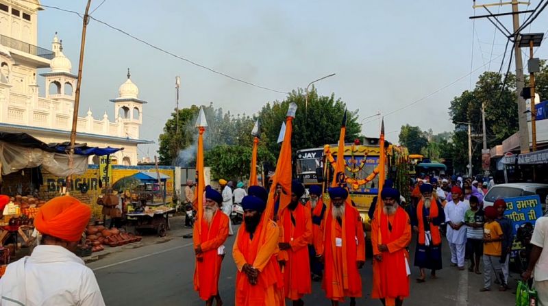 Nagar Kirtan Taken Out in Sultanpur Lodhi to Commemorate Joti Jot Divas of Sri Guru Amardas Ji
