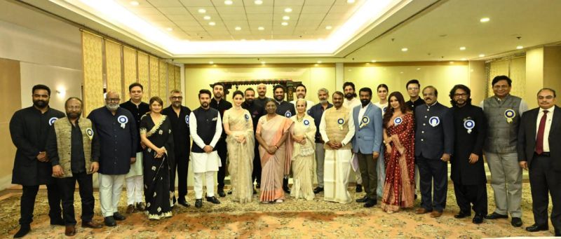 69th National Film Awards: President Honours Winners Waheeda Rehman, Allu Arjun, Alia Bhatt, Kriti Sanon, Pankaj Tripathi, R Madhavan & Others
