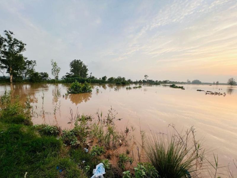 MP Ravneet Bittu Reviews Security Arrangements at Walipur Kalan village near Sutlej River Dam