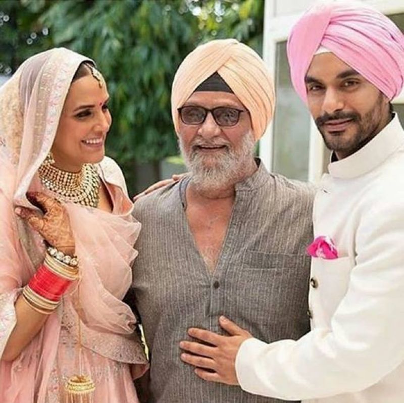 Beautiful pictures of Neha-Angad Mehendi & Wedding Ceremony