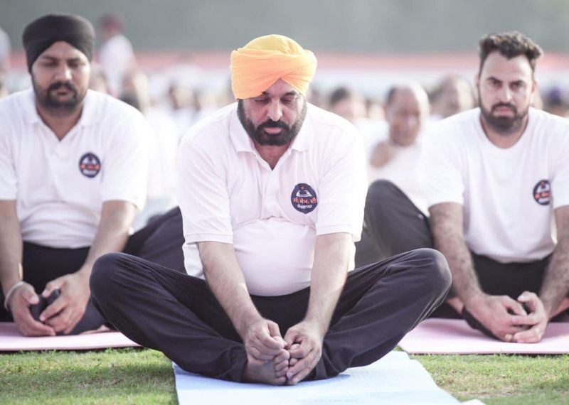 Punjab CM Bhagwant Mann Inaugurates 'CM Di Yogshala' in Jalandhar
