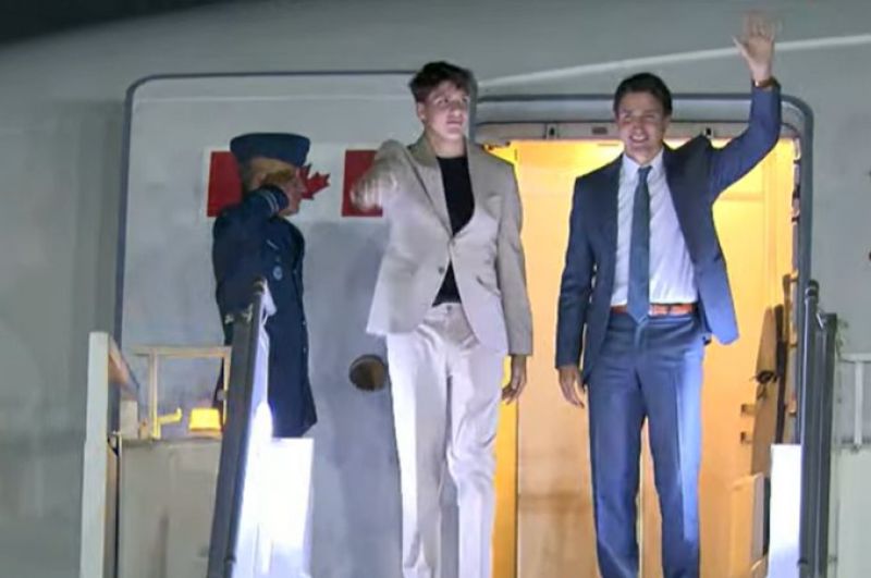 Canadian Prime Minister Justin Trudeau Arrived in Delhi for G-20 Summit Friday Night