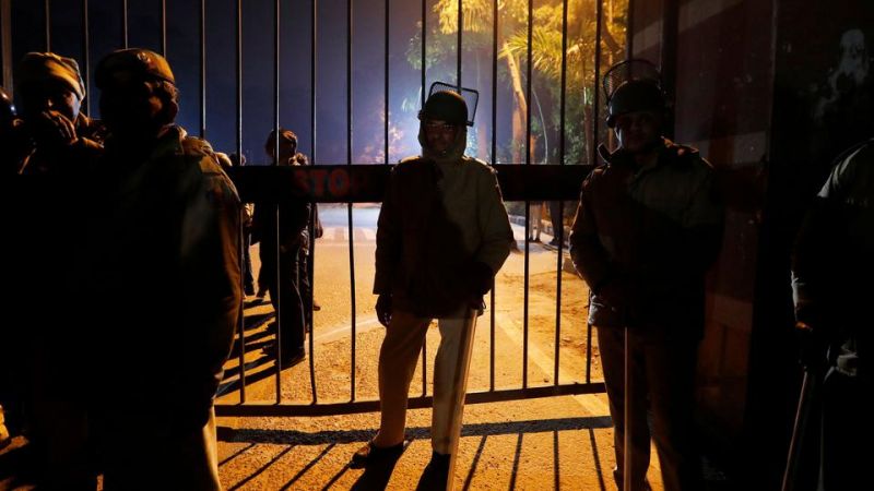 JNU: Indian students injured in university violence