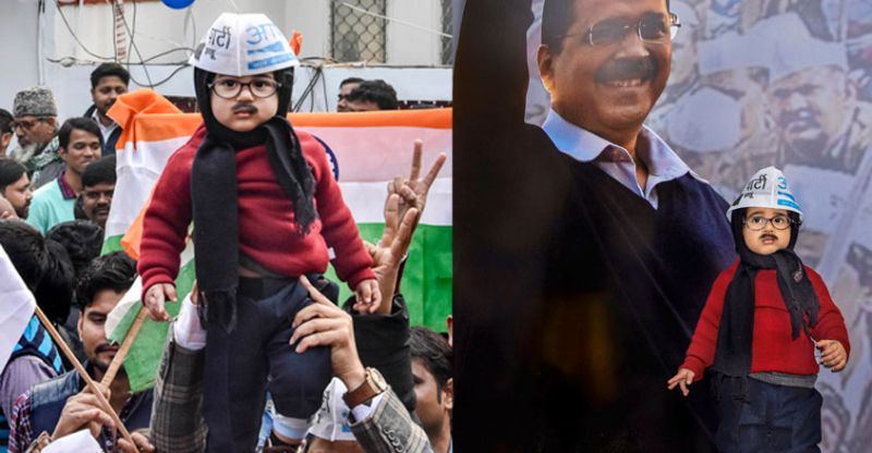 Aam Aadmi Party's Mini Mufflerman Is Winning Twitter
