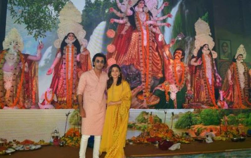 In Pics: Bollywood Stars Offer Reverence at Maa Durga Pandal on Special Occasion of Navratri 