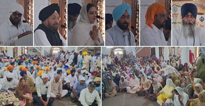 Various Personalities paid tribute to Martyr Kulwant Singh at the Last Prayer 
