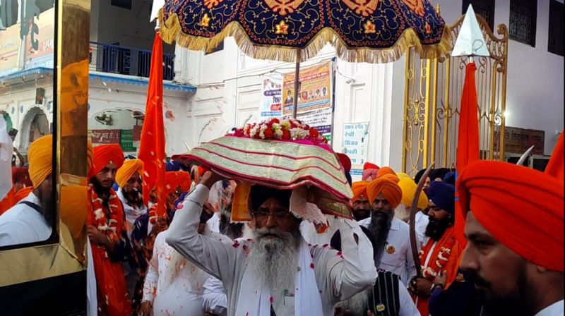 Nagar Kirtan taken out from Sultanpur Lodhi to Batala on Sri Guru Nanak Dev Ji's Wedding Anniversary
