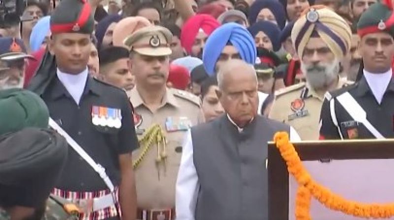 Governor Banwarilal Purohit Paid Tributes to Martyr Colonel Manpreet Singh