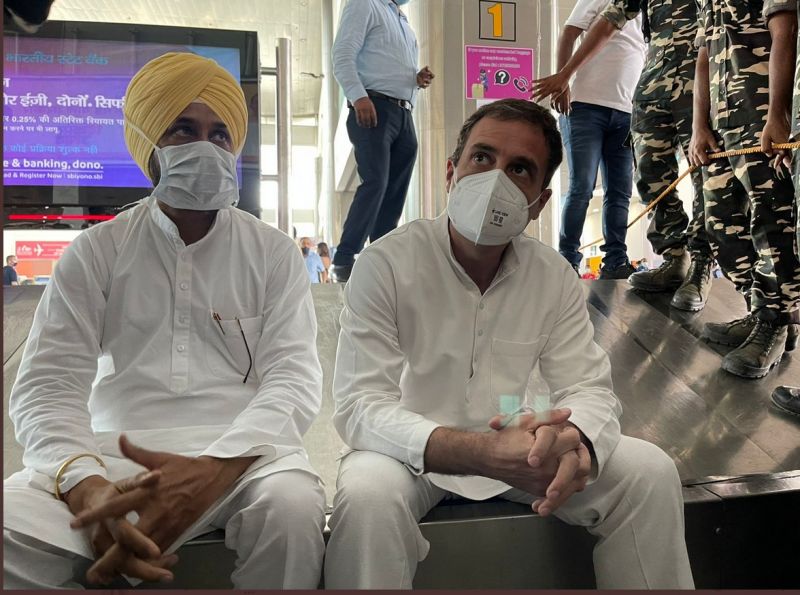 Congress leaders at Lakhimpur 