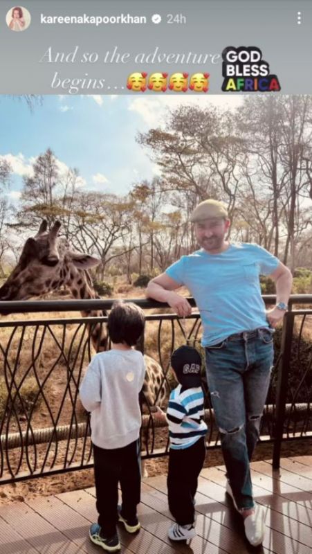 Saif Ali Khan with Kids Taimur Ali Khan and Jehangir Ali Khan
