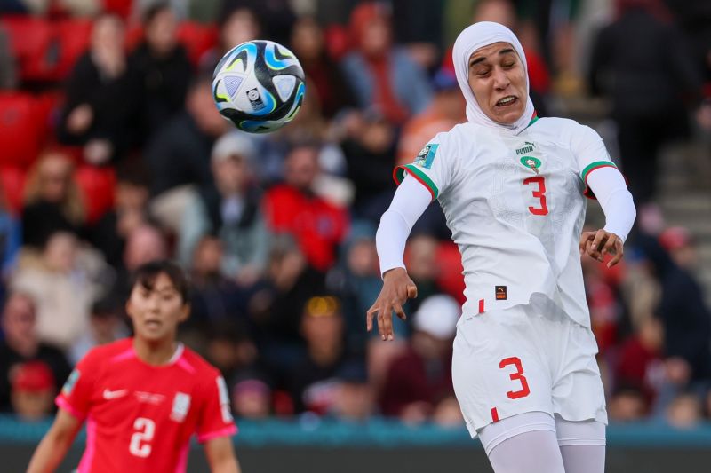 Morocco's Nouhaila Benzina Becomes the First Player to Wear Hijab At World Cup Tournament 