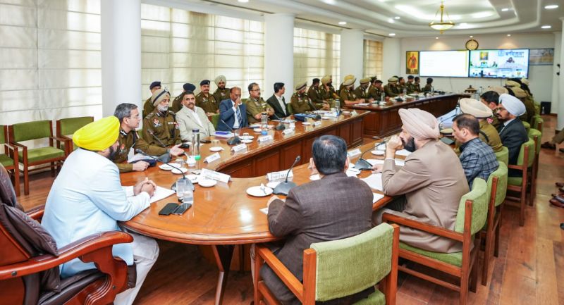 CM Bhagwant Mann Convenes Crucial Meeting with Punjab CPs & SSPs to Discuss State Security