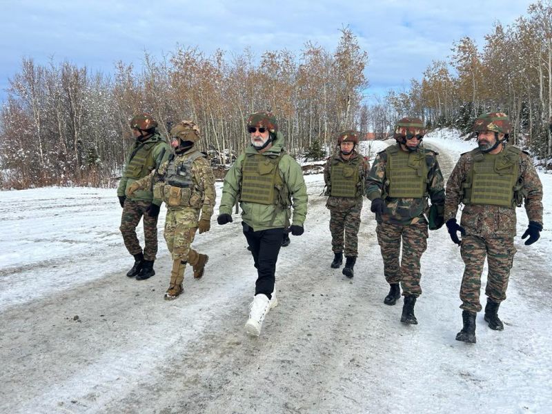 Indian Ambassador Taranjit Singh Sandhu Witnessed Joint Indian-US Military Training in Alaska 