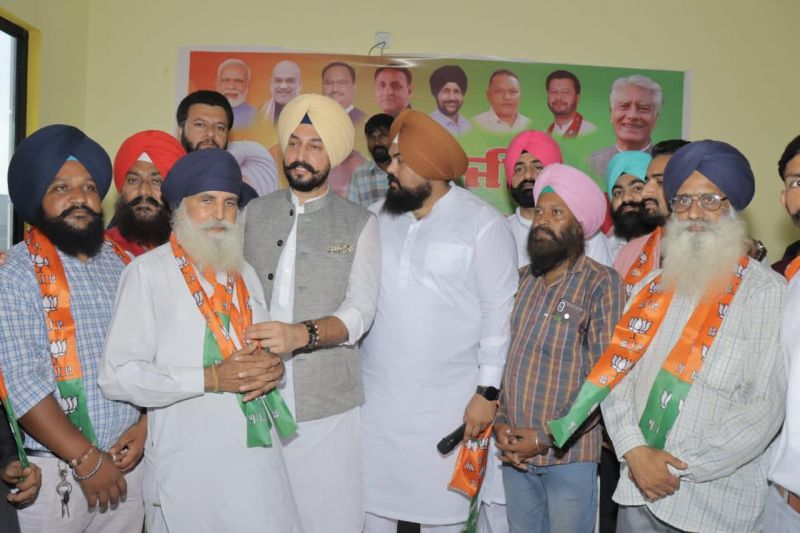 Workers from Diverse Parties in Ludhiana Join BJP, Inducted by Party Leader Parminder Brar