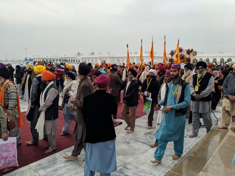 Nagar kirtan at kartarpur sahib Pakistan