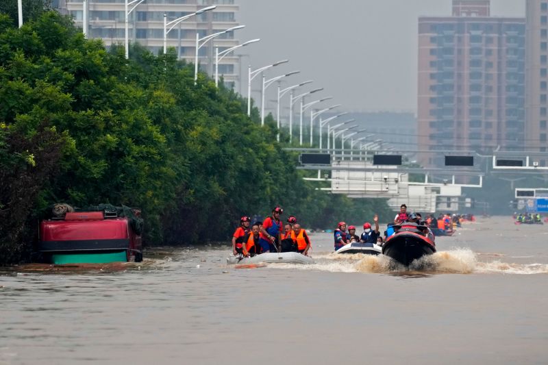 Devastating Flood in China Claims 21 Lives, Leaving a Trail of Destruction