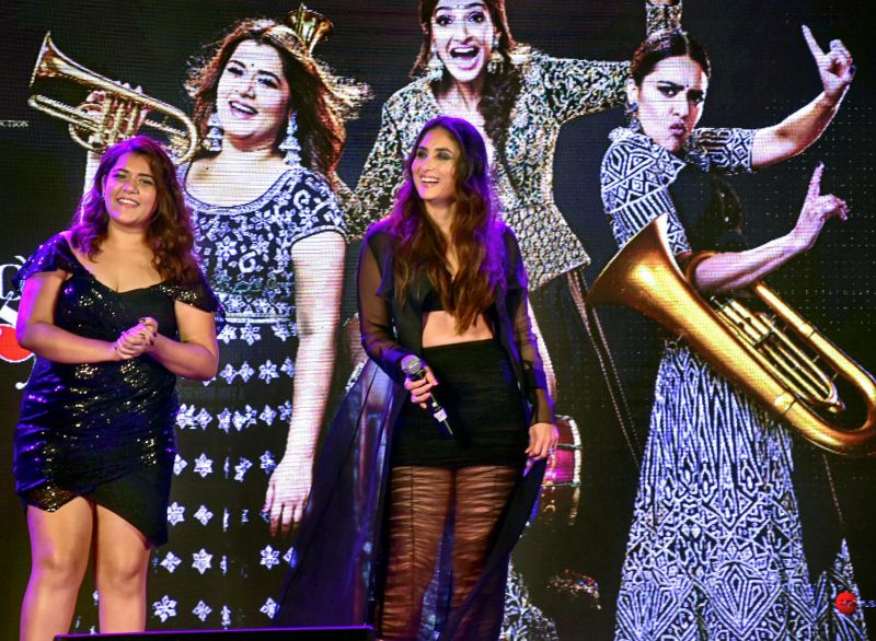 Bollywood Actor Kareena Kapoor and Shikha Talsania During the Music Launch of Their Upcoming Film Veere Di Wedding 